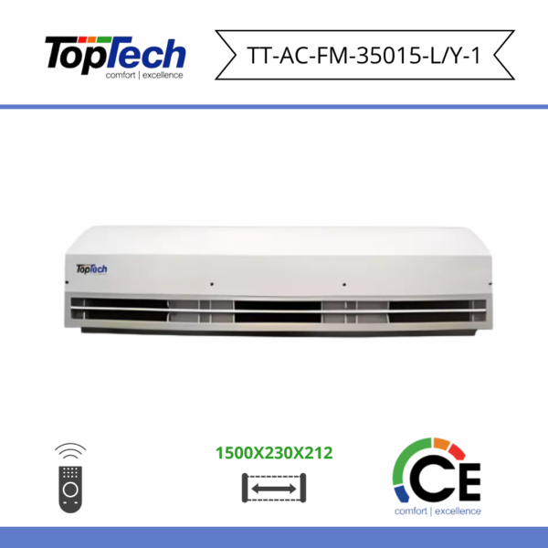 Cortina De Aire 220-230v/ 60hz – 5 Ft / 1.52 Mt Toptech